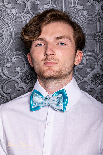 noeud papillon pour homme turquoise