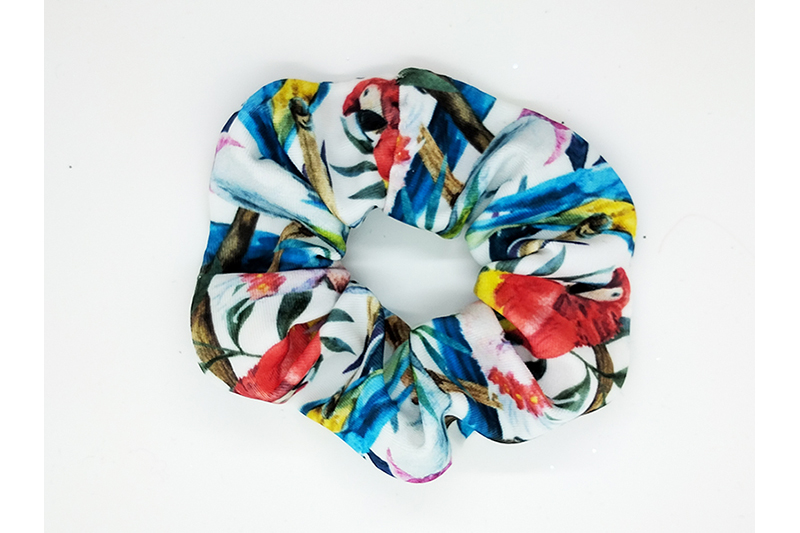 Avoir des ailes chouchou cheveux scrunchie made in france accessoire coiffure multicolore