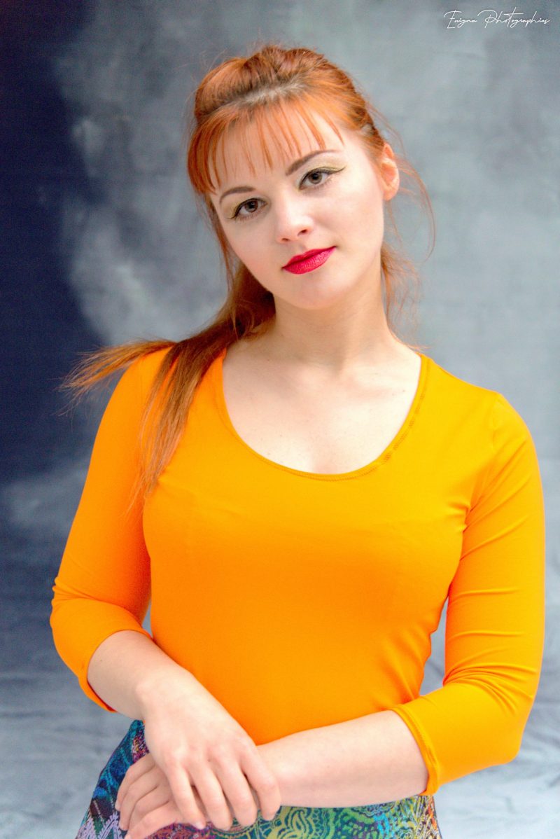 haut pour femme orange made in france