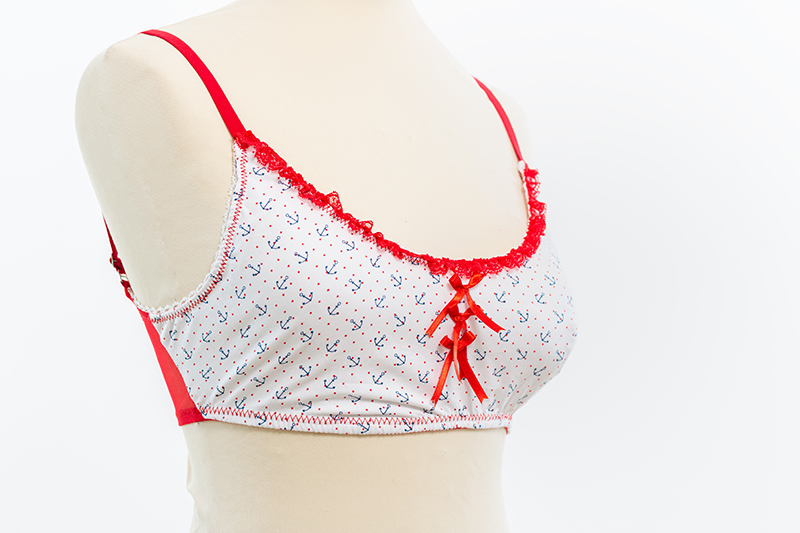 soutien-gorge-amazone-post-mastectomie-made-in-france-fait-main-imprime-ancre-marine-rouge soutien-gorge asymetrique amazone made in france imprime tendance fait main