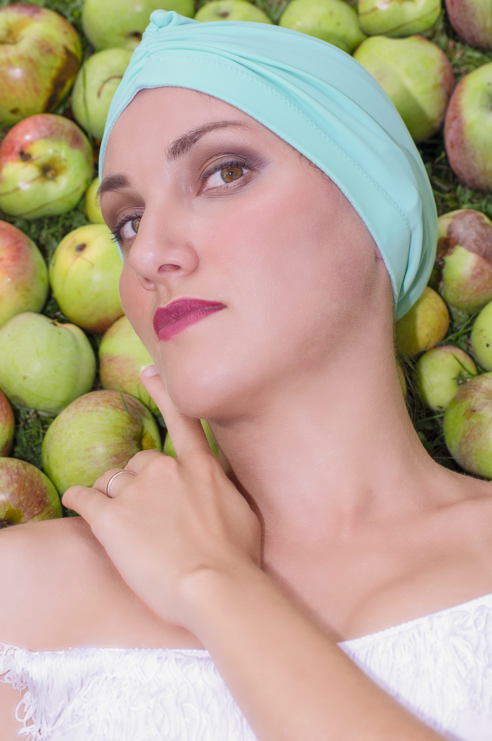 turban vert lagon made in france
