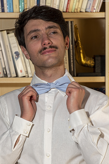 noeud papillon rayures made in france