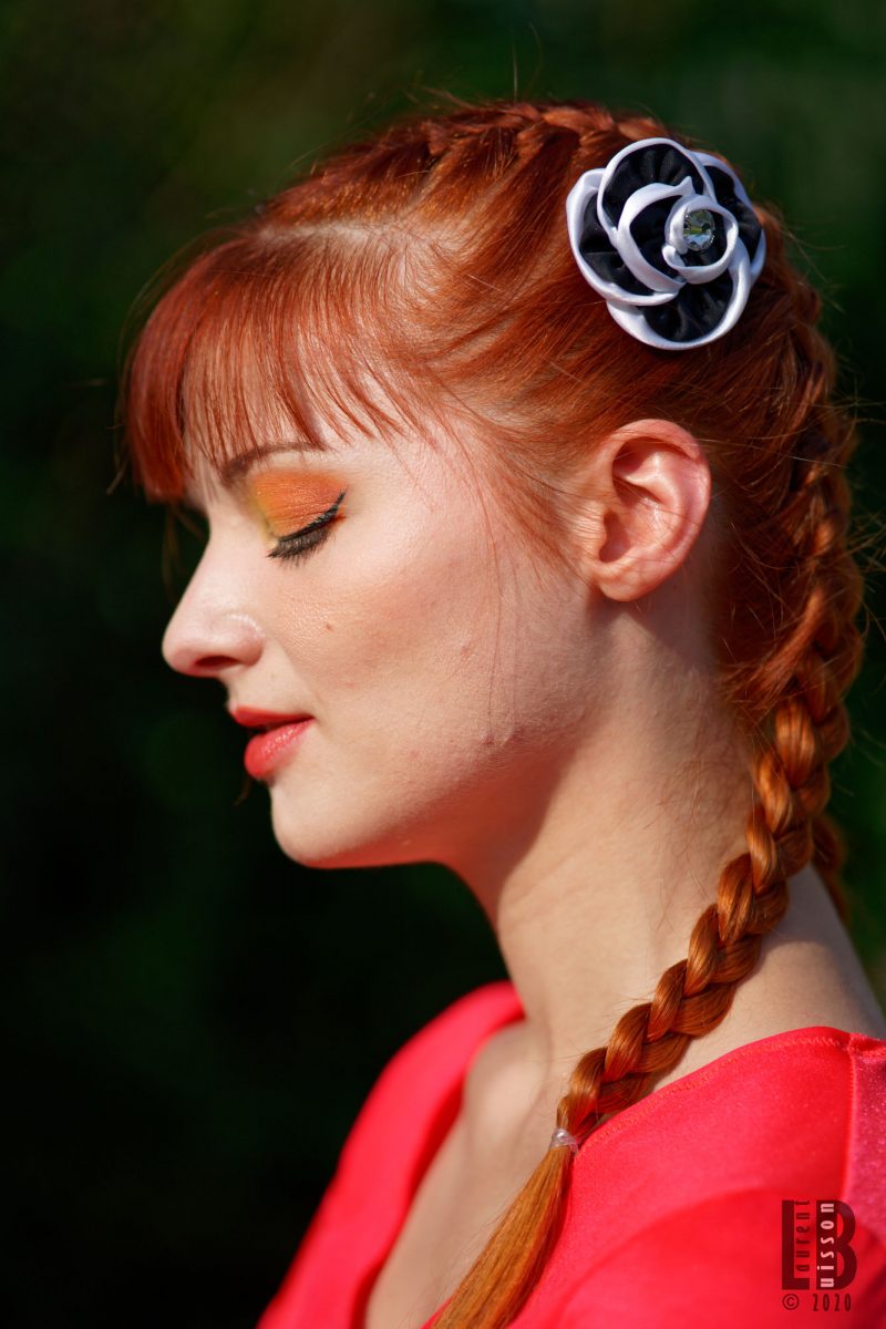 accessoire cheveux noir et blanc