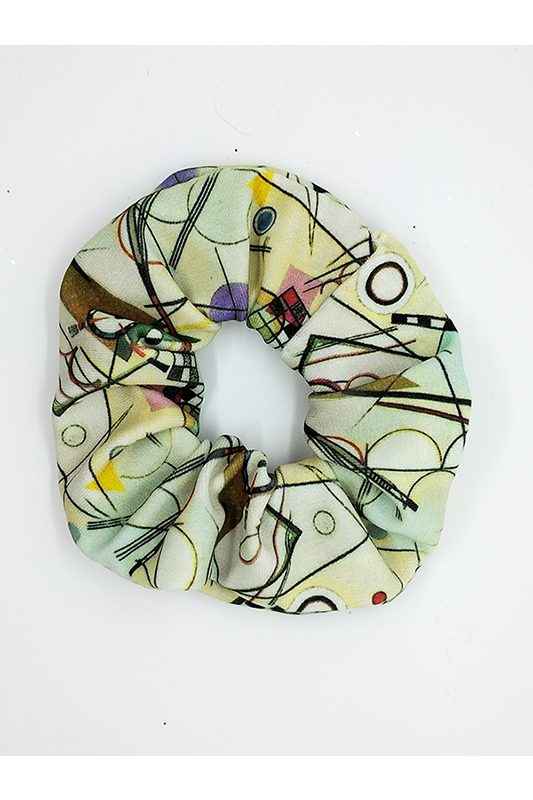 chouchou cheveux scrunchie made in france motifs abstraits accessoire coiffure