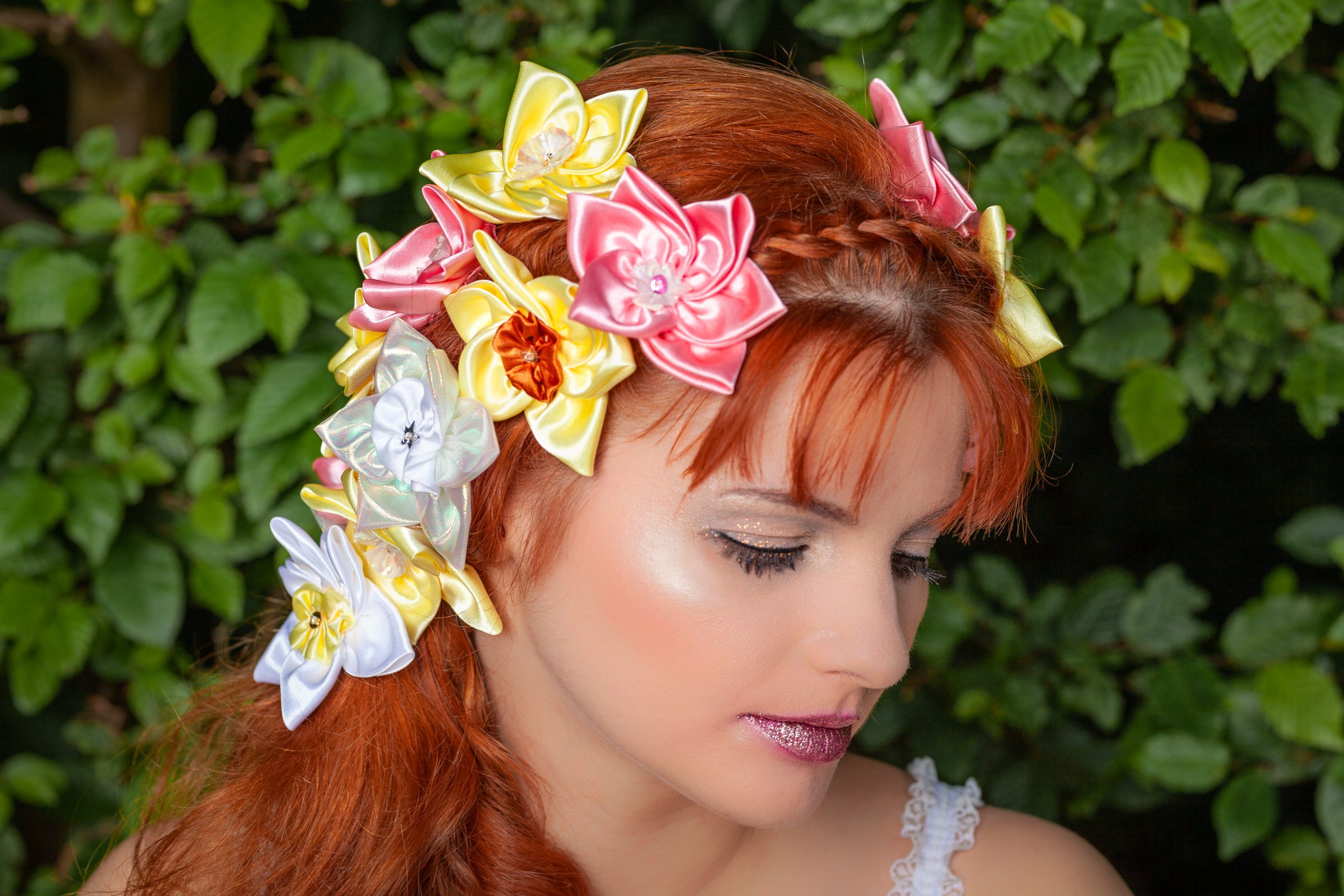 IMG_0235- Ambrine accessoire cheveux jaune made in france