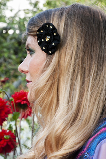 accessoire cheveux noir