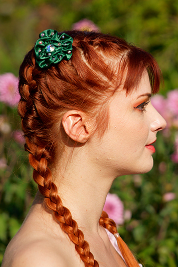 fleur pour cheveux made in france