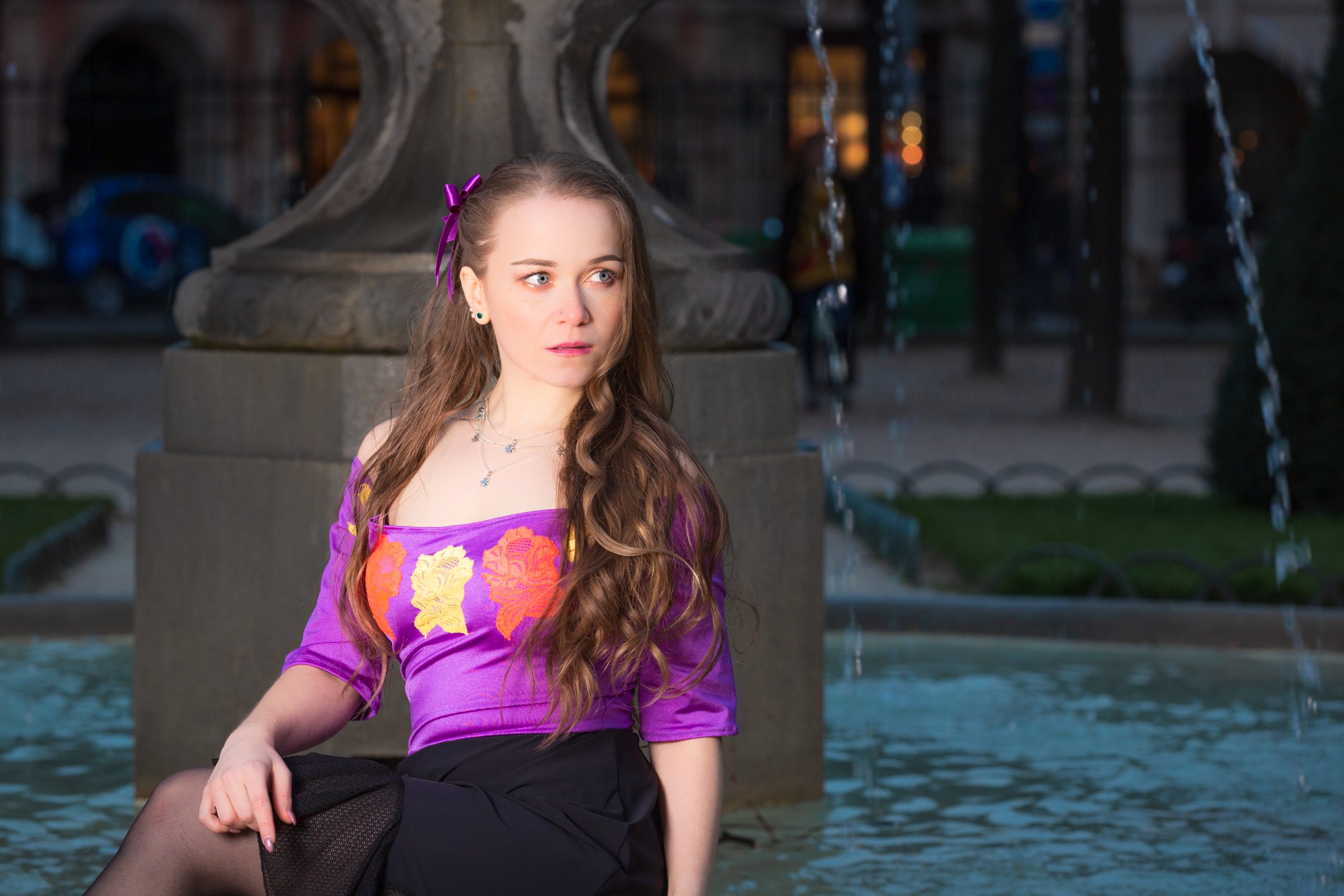 _F7A7258- Marion haut femme violet made in france