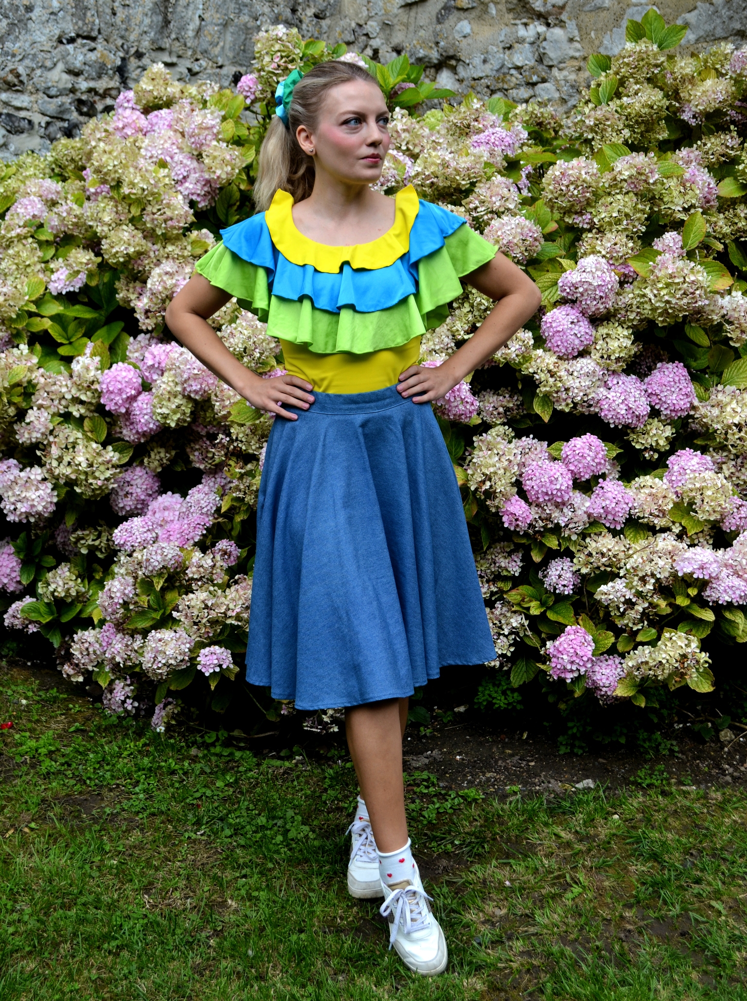 MAKEUP_2023081415010325_save Haut pour femme jaune made in france