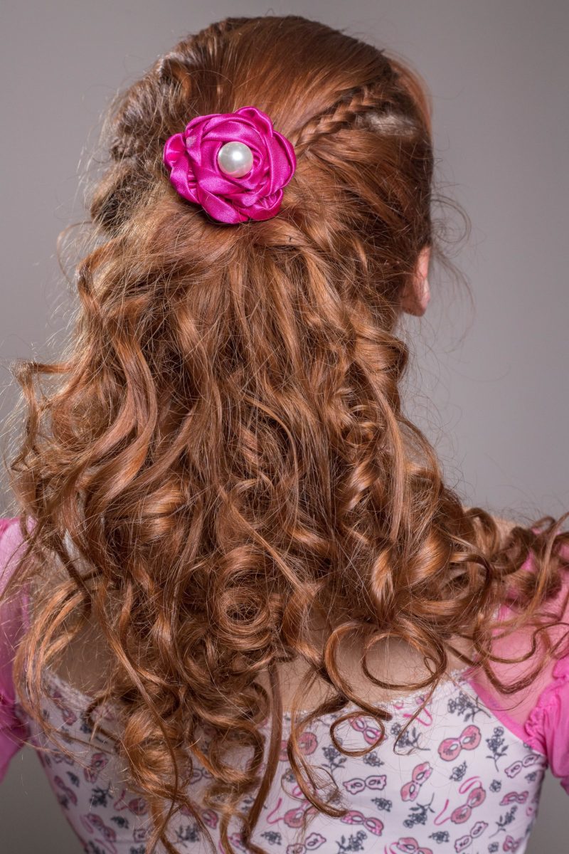 accessoire cheveux fuchsia