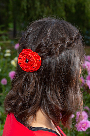 accessoire cheveux rouge