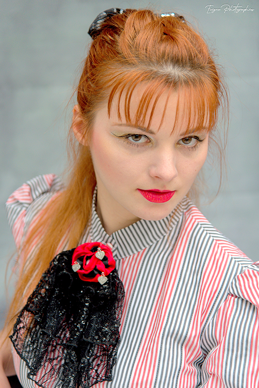 chemisier-femme-jabot-amovible-dentelle-de-calais-made-in-france-haute-couture chemisier rayures femme made in france