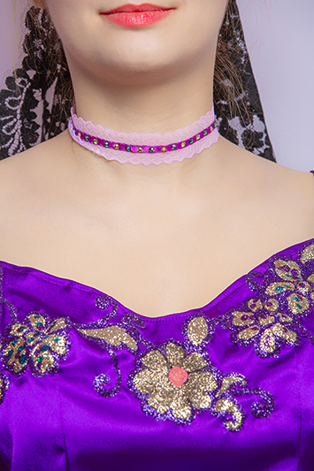 collier violet made in france