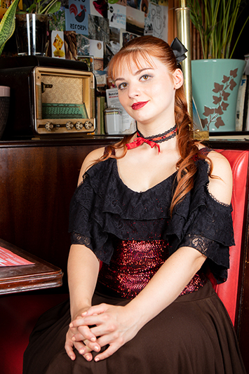 haut femme rouge made in france