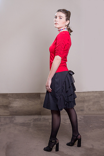 jupe noire made in france