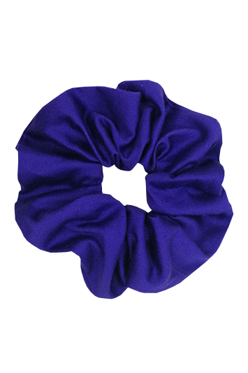 chouchou cheveux made in france fait main satin coton violet