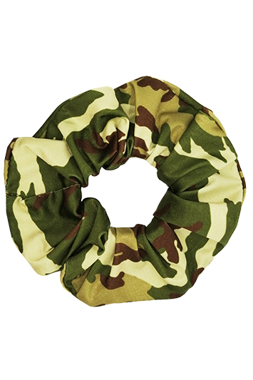 chouchou cheveux made in france fait main treillis militaire