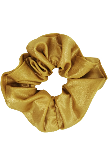 chouchou cheveux lamé or fait main made in france