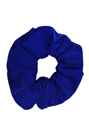 chouchou cheveux made in france lycra bleu indigo