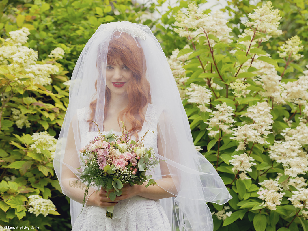 mariee-vintage-robe-de-mariage-voile-romantique-retro-made-in-france-tenue-de-ceremonie-se-marier robe de mariée vintage made in france