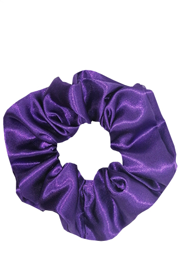 chouchou cheveux made in france fait main satin violet