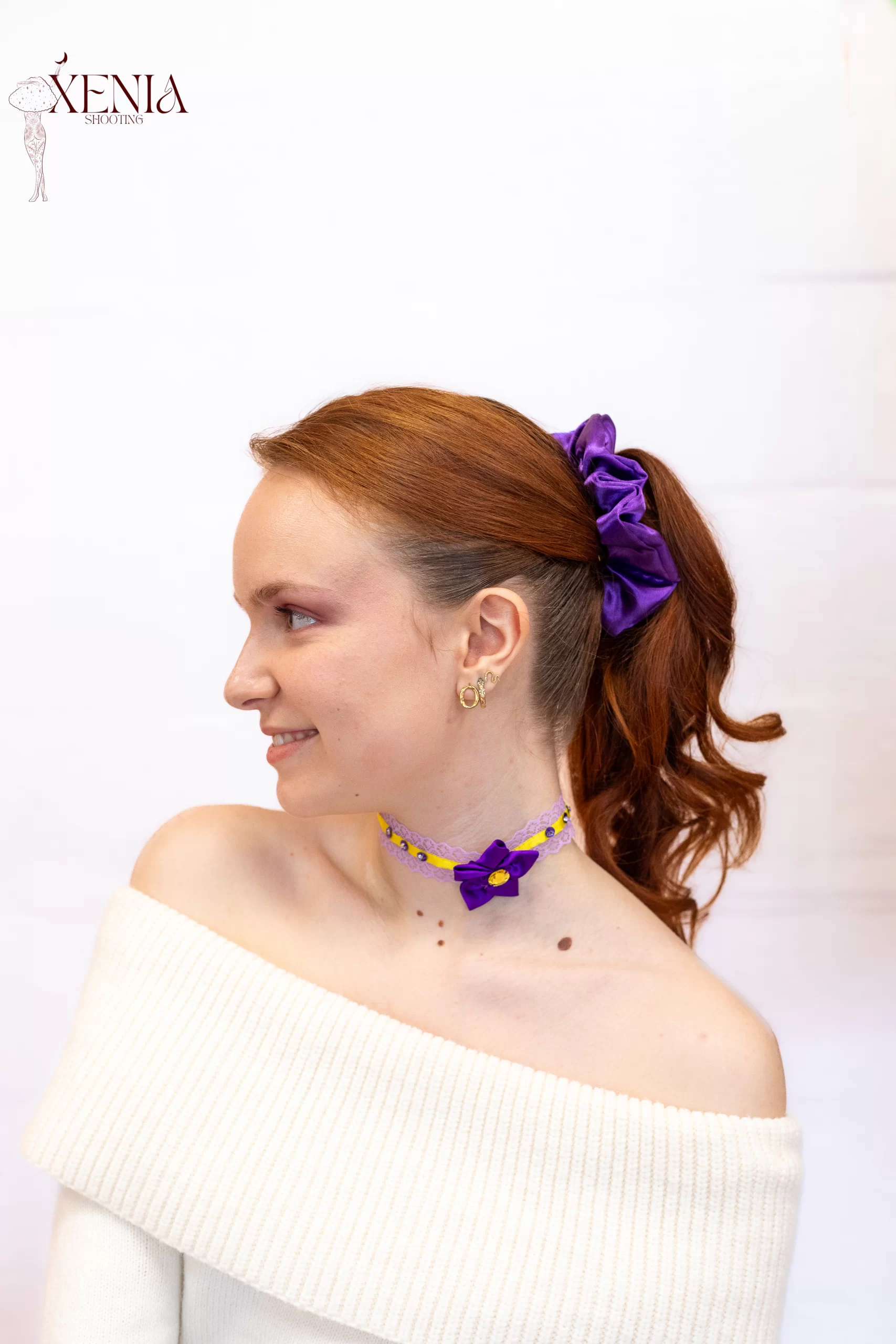 chouchou-cheveux-made-in-france-satin-violet-uni chouchou cheveux made in france en satin violet uni