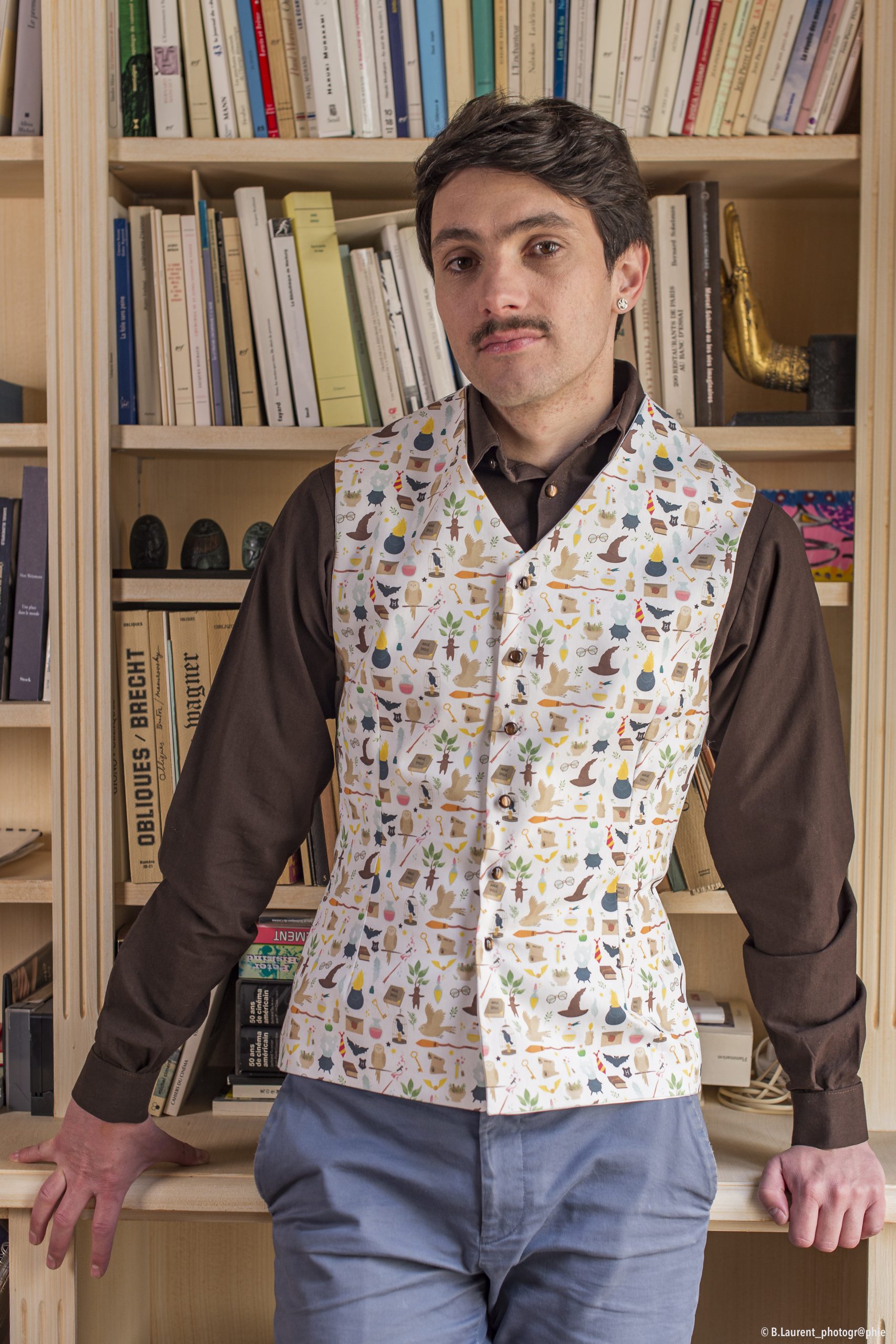 gilet homme d'inspiration Harry Potter