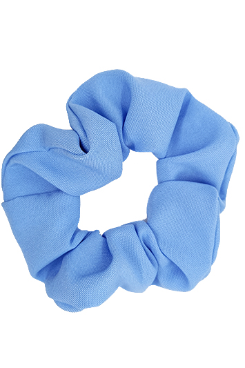 chouchou cheveux made in france polyester bleu ciel