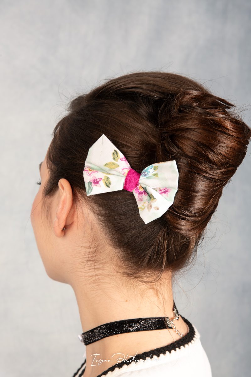 noeud pour cheveux fait main made in france