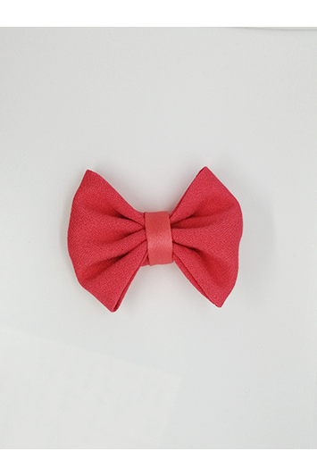 noeud pour cheveux saumon made in france