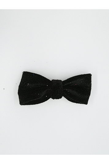 noeud pour cheveux en velours noir