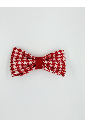 noeud pour cheveux rouge vintage pin up made in france