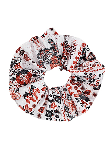 chouchou cheveux multicolore made in france