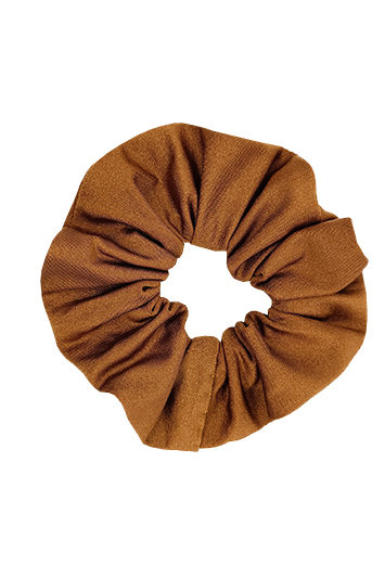 chouchou cheveux made in france fait main marron