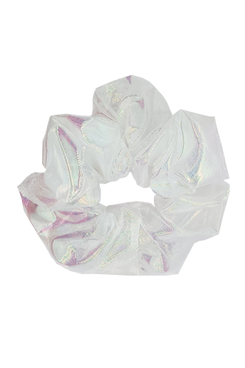 chouchou cheveux made in france organza irisé