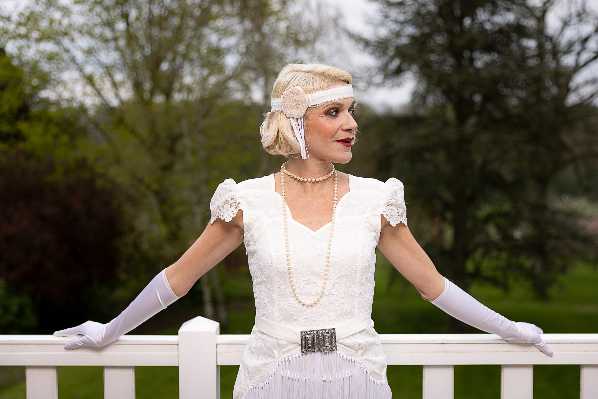 robe de mariée vintage façon années 20 gatsby