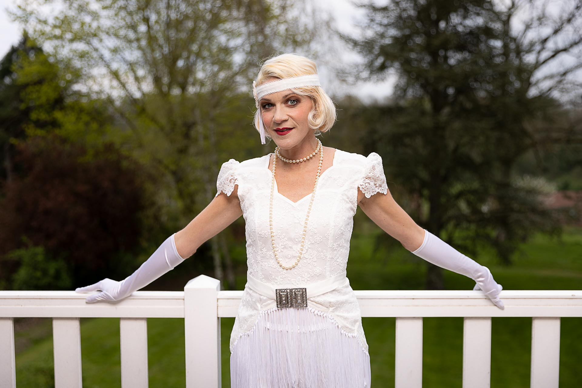 robe de mariée vintage façon années 20 gatsby