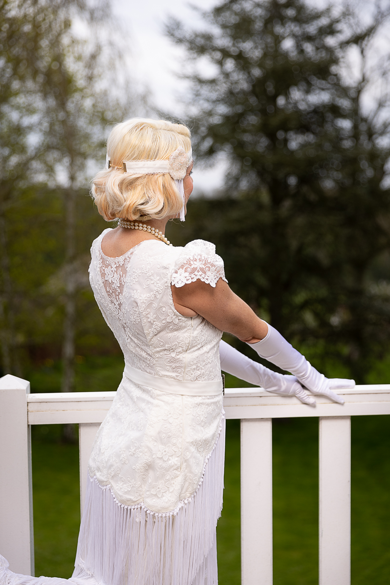 robe de mariée vintage façon années 20 gatsby