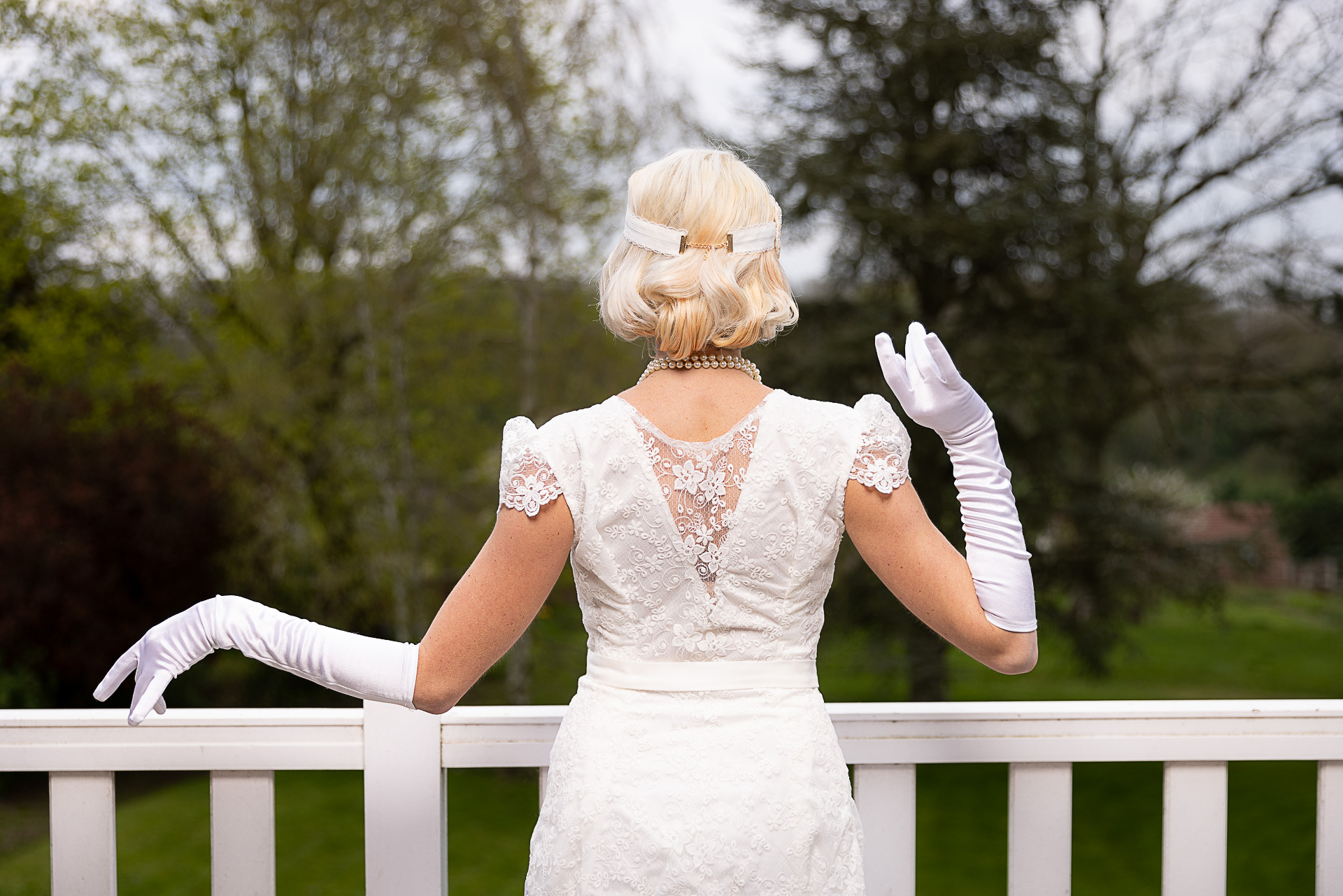 robe de mariée vintage façon années 20 gatsby