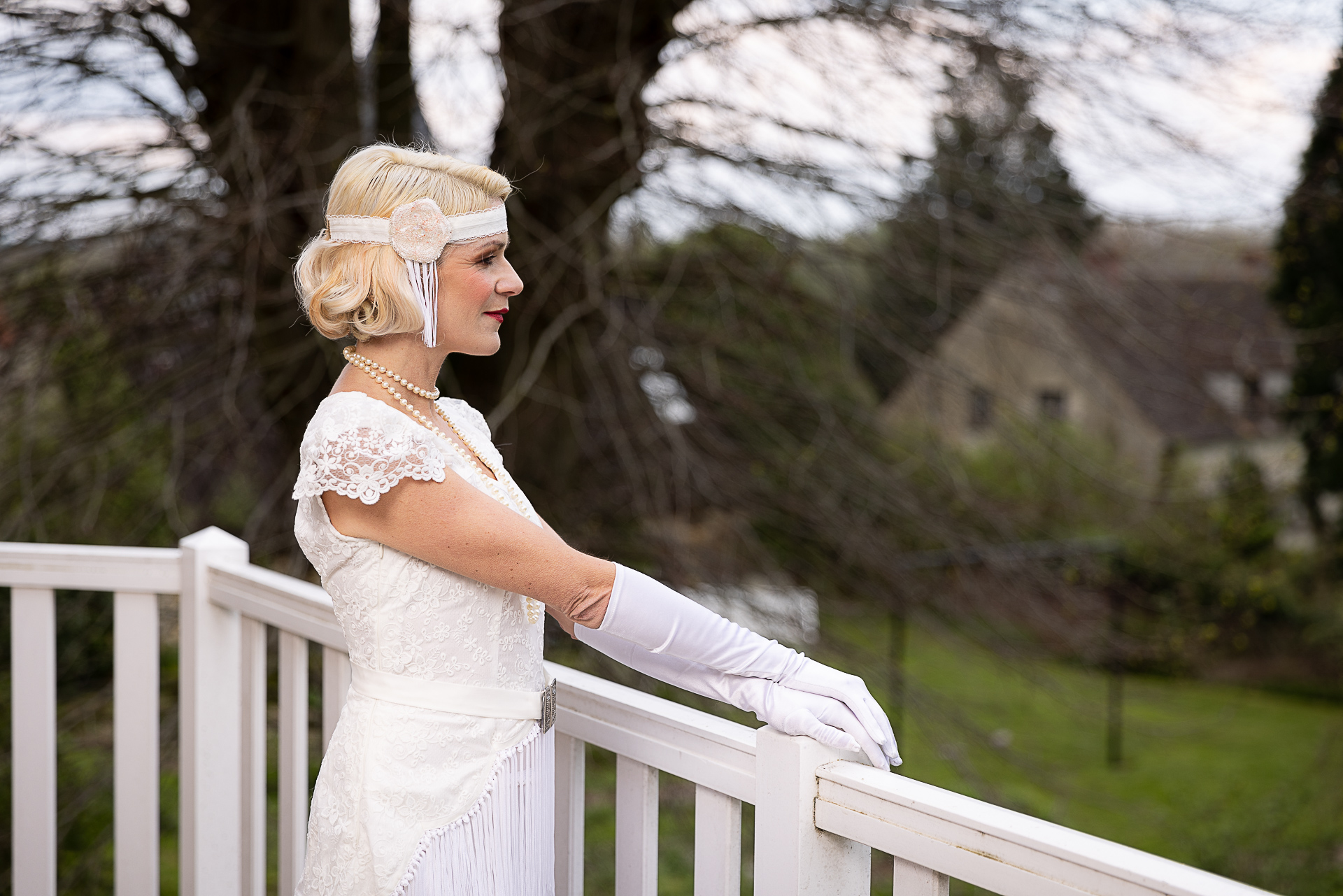 robe de mariée vintage façon années 20 gatsby