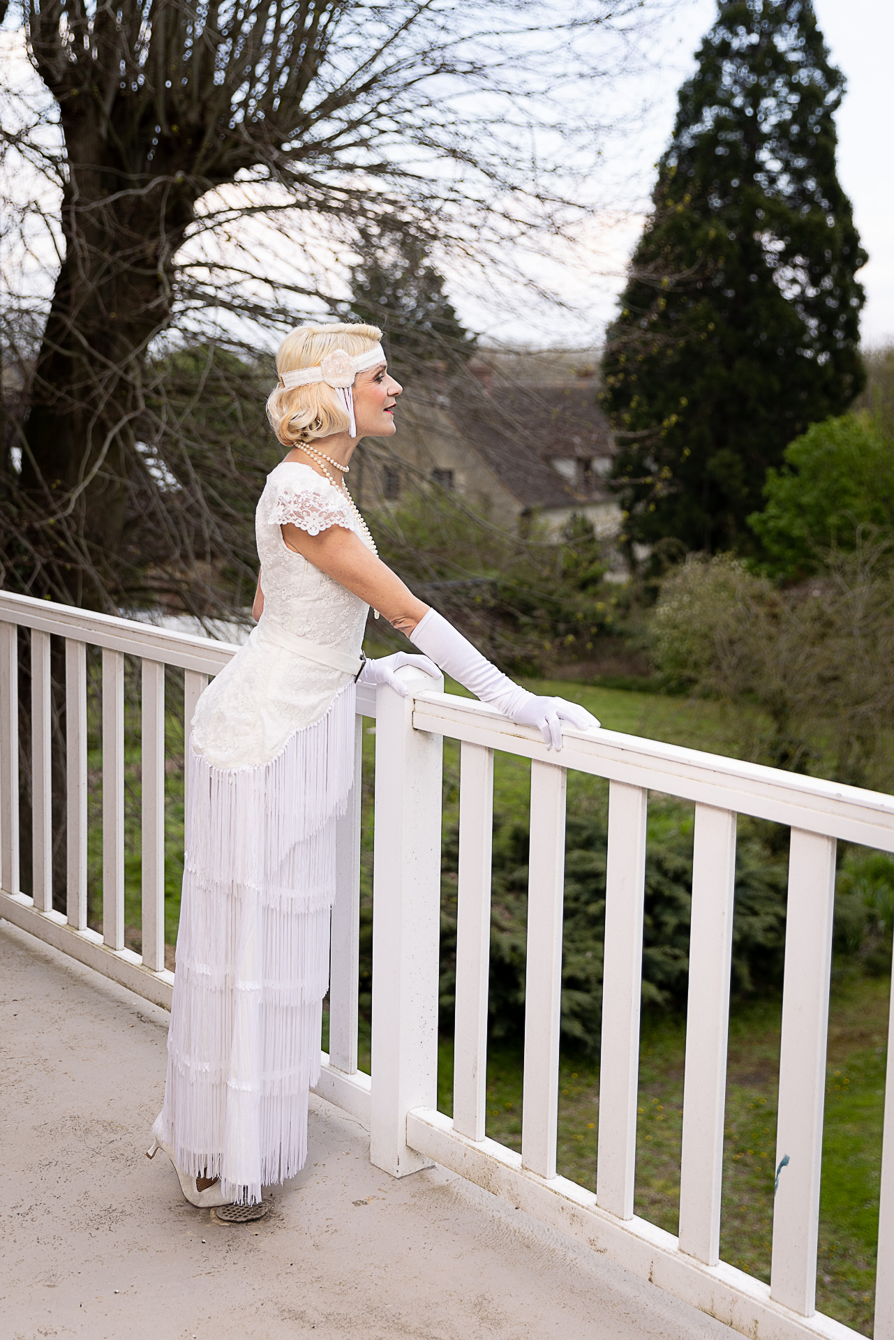 robe de mariée vintage façon années 20 gatsby