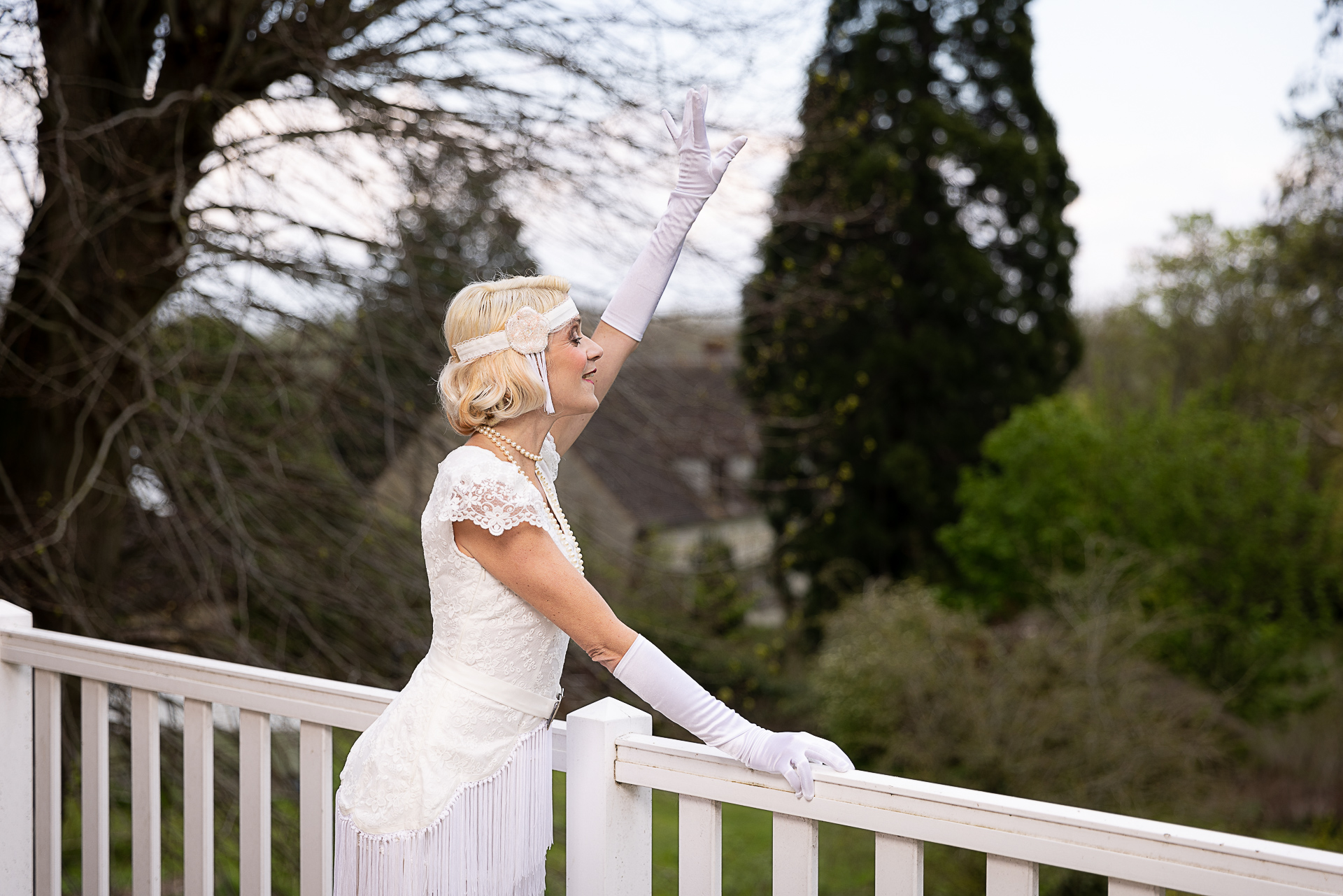 robe de mariée vintage façon années 20 gatsby