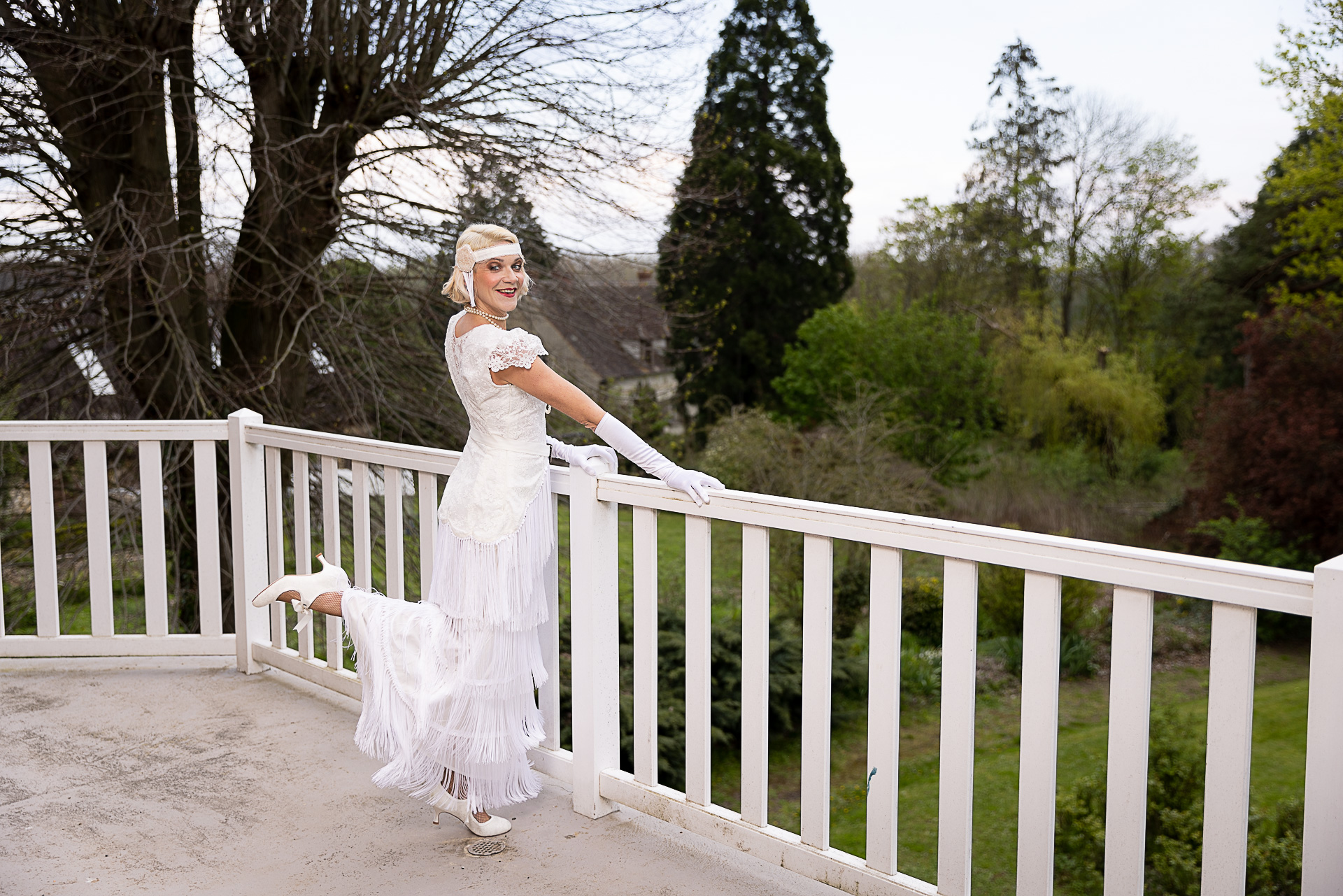 robe de mariée vintage façon années 20 gatsby
