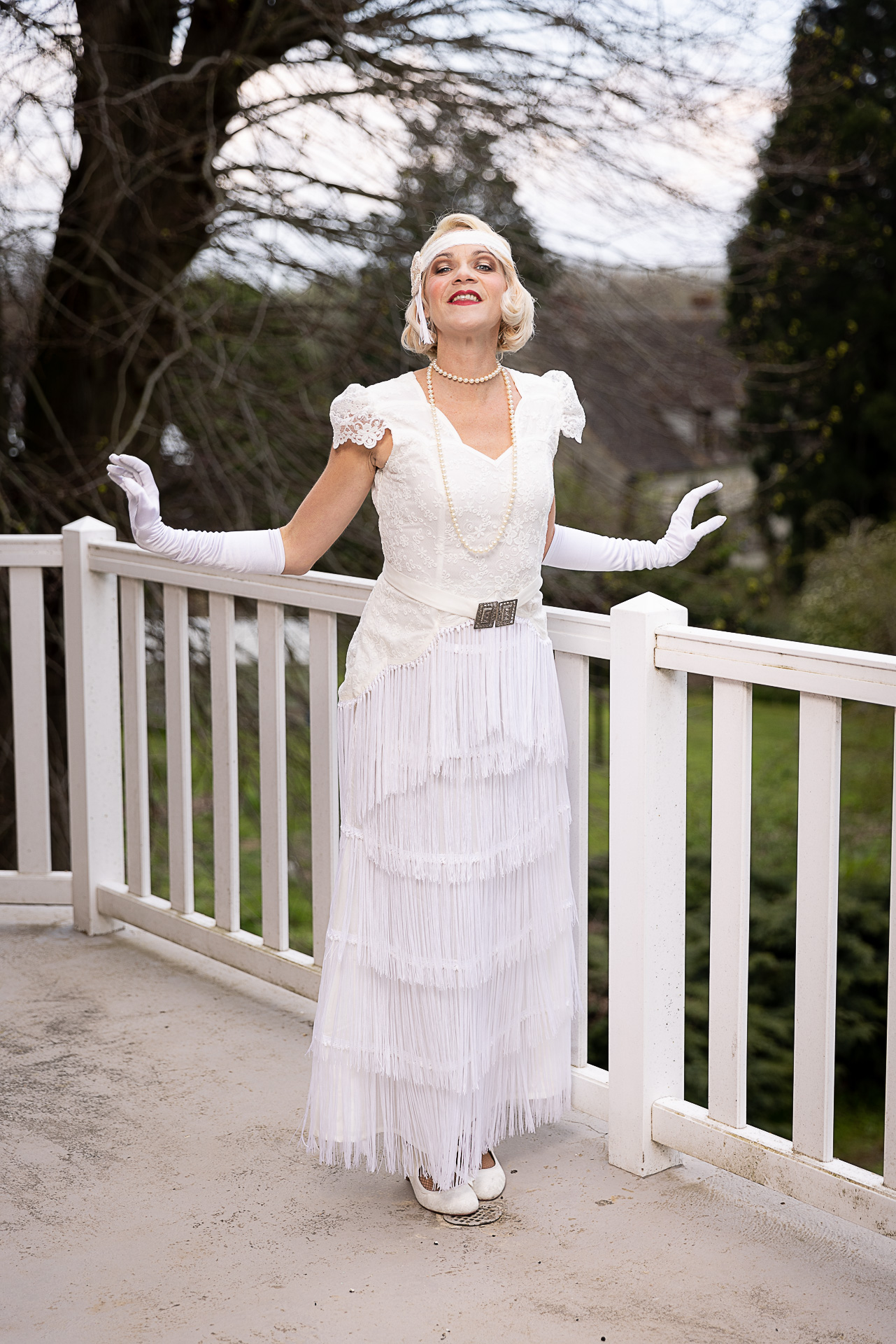 robe de mariée vintage façon années 20 gatsby
