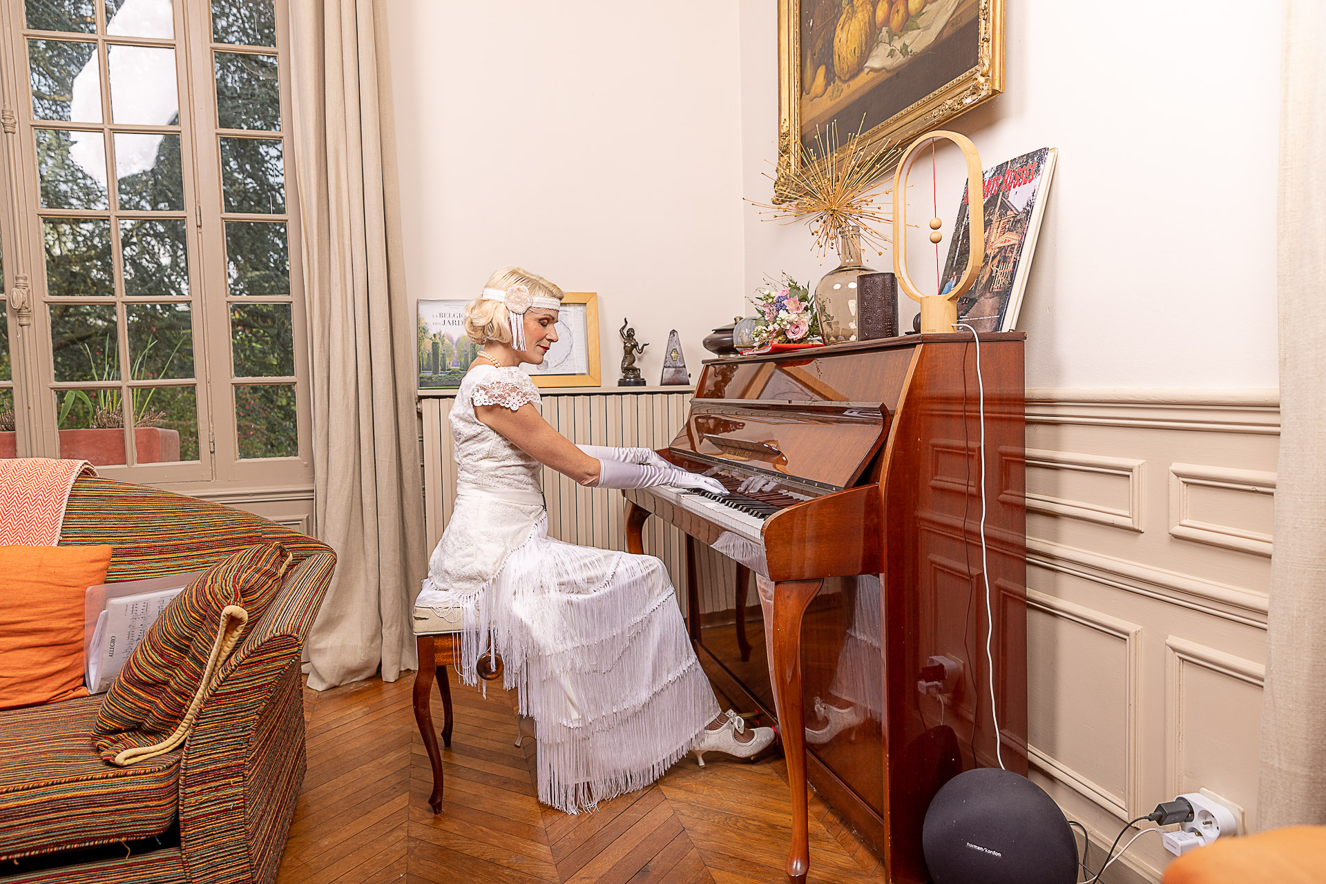 robe de mariée vintage façon années 20 gatsby