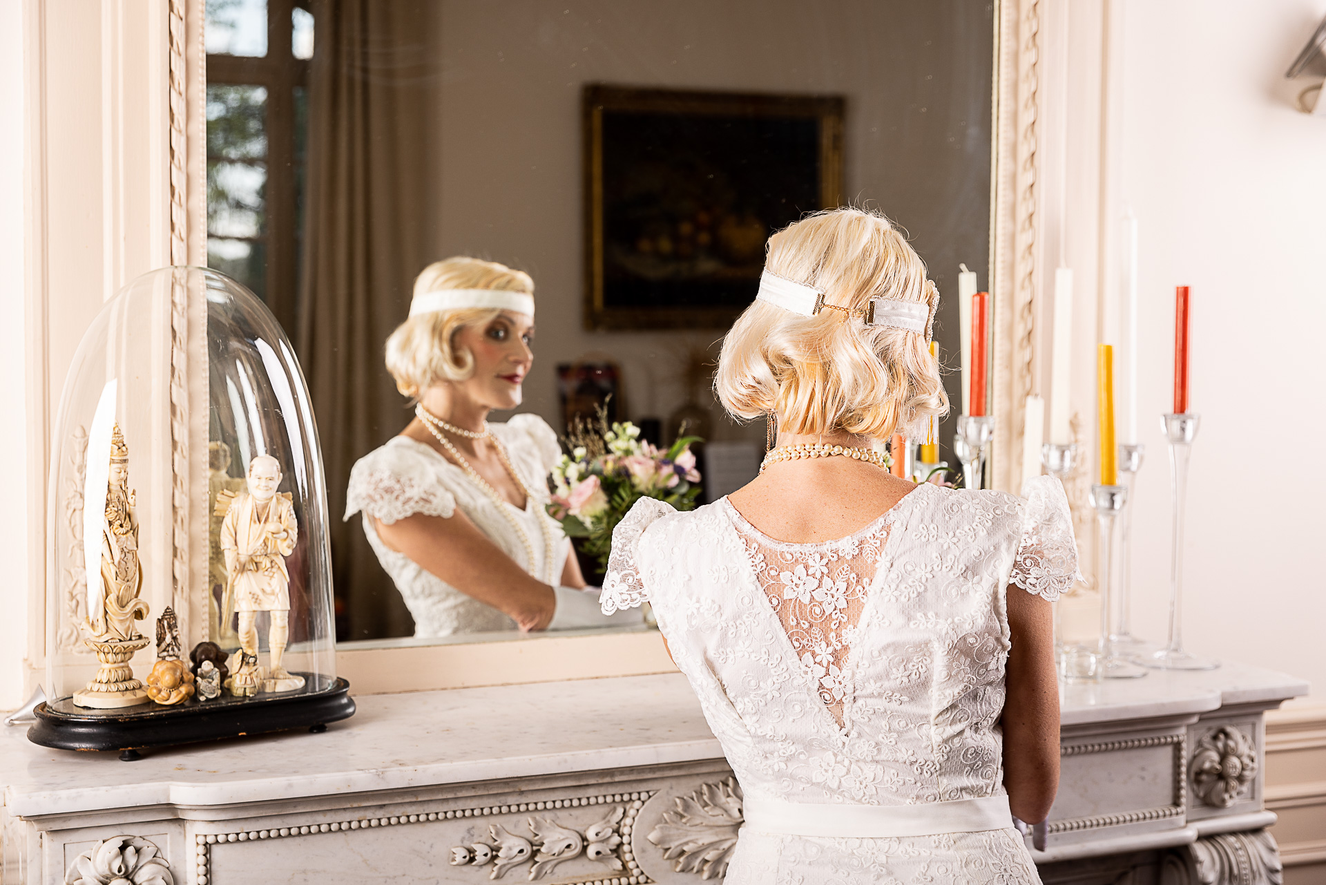 robe de mariée vintage façon années 20 gatsby