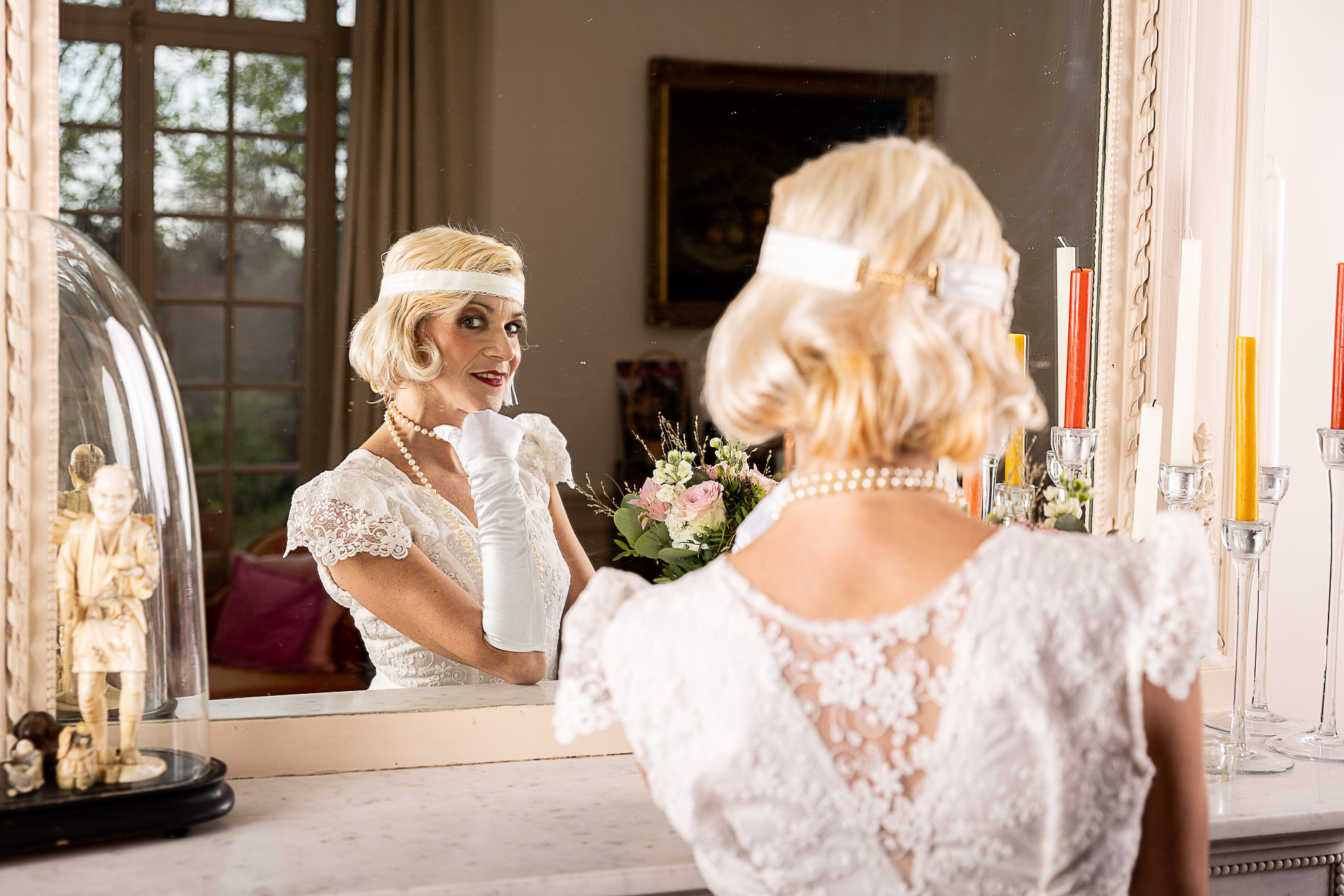 robe de mariée vintage façon années 20 gatsby
