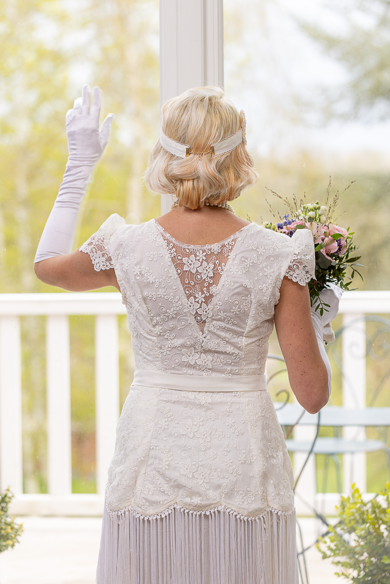 robe de mariée vintage façon années 20 gatsby