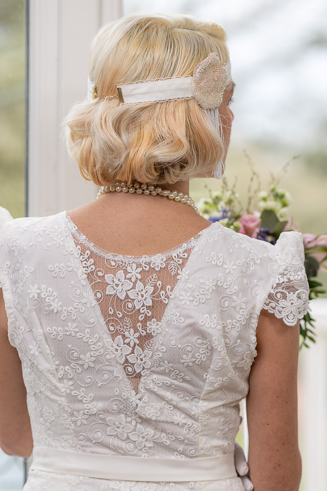 robe de mariée vintage façon années 20 gatsby