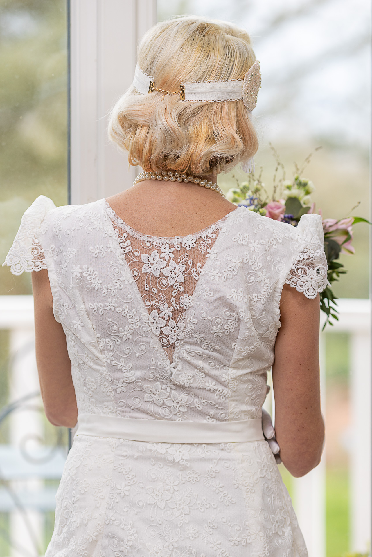 robe de mariée vintage façon années 20 gatsby